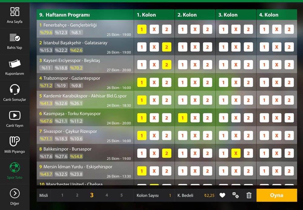 iddaa taktikleri